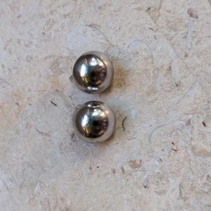 Napier Vintage Silver Tone Clip On Earrings